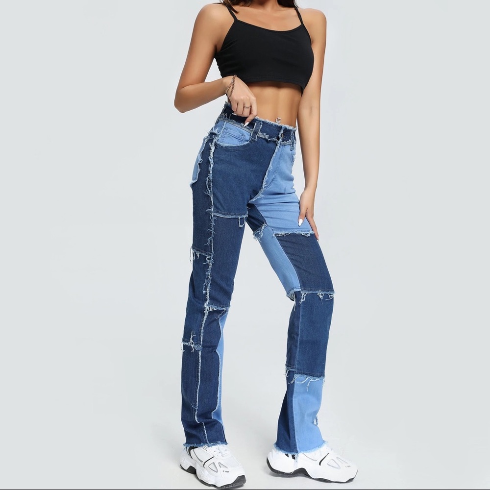 Perfect Patchwork Jeans - image 1
